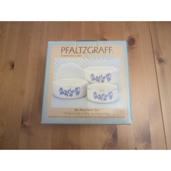 Pfaltzgraff Yorktowne 6 Piece Bowl Set - Picture 1 of 13